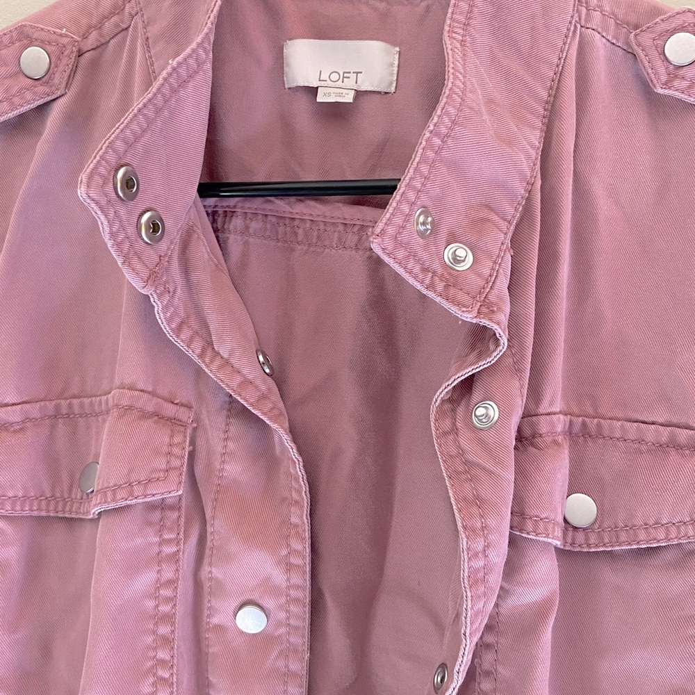 Loft - light pink / rose utility jacket
